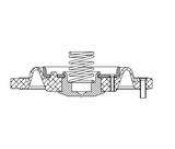 membrana nbr acl 13395010, membrana elettrovalvola acl 3/4 acl E107EB18, acl E207EB18,