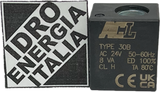 idroenergiaitalia elettrovalvole lecce bobina solenoide magnete elettromagnete elettrovalvola acl 6,5w 24v ac type 30B - ricambi elettrovalvole ode acl camozzi pneumax parker ceme