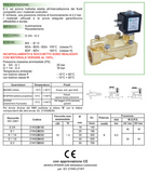 Elettrovalvola acqua aria 3/4" normalmente aperta n.o. ode 21W3ZB190 12v 24v 48v 110v 220v 380v - Idroenergiaitalia Elettrovalvole ode camozzi smc waircom roma frosinone latina