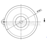 membrana viton d.36,7mm, elettrovalvole Ode, 21wa3r0v130, 21wa4r0v130, 21wa3k0v130, 21wa4k0v130,