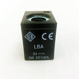 bobina elettrovalvola ode, LBA 5w 24v dc, LBA05024CS, RLBA05024CS, LBA 5W 24VDC ED100, LBA 24cc, LBA 24v, LBA 24volt,