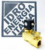 idroenergiaitalia elettrovalvola ode 21WA4R0B130 24v ac codice ean 8052675140019 valvola solenoide elettromagnetica normalmente chiusa membrana o-ring in buna/nbr - porta fino a 70 litri al minuto - pressione differenziale 0,2 -12 bar