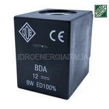 idroenergiaitalia bobina solenoide magnete elettromagnete elettrovalvola ode 12v dc corrente continua ricambi elettrovalvole idroenergiaitalia ode ceme parker camozzi pneumax