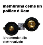 membrana elettrovalvola ceme, ceme 0005NN75, membrana serie 8687, membrana 1 pollice, membrana diametro 6cm,