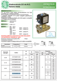 elettrovalvola ossigeno industriale 1 pollice normalmente chiusa ode 21HT6K0V250-OX 230v