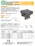 ODE 21IH5KIV200 3/4, BDV08110AY, 110V, Elettrovalvola antideflagrante, ATEX, n.c., elettrovalvola atex, 21IH5KIV200BDV08110AY,