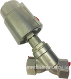 valvola pneumatica a pistone 1 pollice, valvola comando pneumatico 1 pollice, acciaio inox 316,