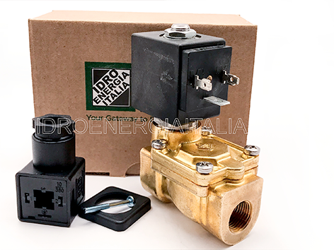 Elettrovalvola 3/8 220v normalmente chiusa, nbr, ode, 21WA3K0B130, BDA 8w 220vac ed100,