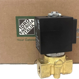 elettrovalvole 21a2kv20 complete di solenoidi 12v 24v 110v 220v vapore 140 gradi acqua calda benzina carburanti agricoli cherosene olio idraulico carburante avio idrocarburi aromatici gasolio diesel olio motore olio da taglio integrale olio da taglio emulsionato - portata 2 litri al minuto - orifizio 2 mm - pressione differenziale con bobina in ac 0 - 22 bar, con bobina in dc 0 - 16 bar - pressione massima ammissibile 40 
