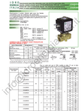 elettrovalvola 1/4, guarnizione viton, elettrovalvola senza bobina, 21A2KV25, comando diretto,