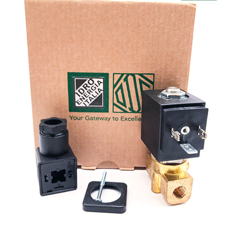 Elettrovalvola alta pressione 90 bar 1/8 n.c., teflon, ode 21A3K0T12-XC, 12vdc, 12cc, corrente continua,