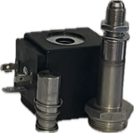 ricambio elettrovalvola ode 3 vie, canotto 13mm e pistoncino, 1/8, BDA24VDC, viton, ricambio universale 3 vie,