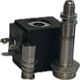 ricambio elettrovalvola ode 3 vie, canotto 13mm e pistoncino, 1/8, BDA24VDC, viton, ricambio universale 3 vie,
