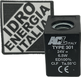 BOBINA ACL301 22MM Ø10 Tipo 3, 6.5W 24VDC, ADATTABILE METALWORK W0911100002, PRODUZIONE ACL, ACL301,
