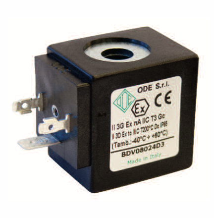 BOBINA ELETTROVALVOLA ATEX ODE BDV08024C3 24VDC BDV08024CY VDE 11W CLASSE H