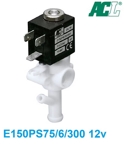 ELETTROVALVOLA 1/4 2 VIE 12V ACL adattabile LAVAPAVIMENTI QUICK LAVORWASH FIMAP COMAC VISPA GENIE