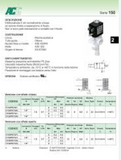 ELETTROVALVOLA 1/4 2 VIE 12V ACL adattabile LAVAPAVIMENTI QUICK LAVORWASH FIMAP COMAC VISPA GENIE