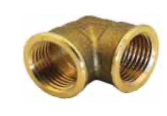 gomito femmina ottone 1/2, gomito ottone mezzo pollice,