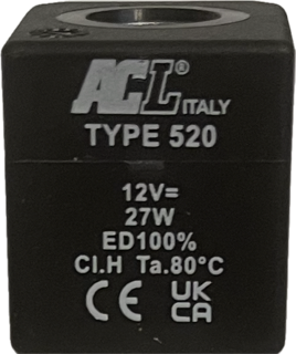 ACL TYPE 520, ACL 12VDC, ACL 27W, ACL, TIPO520, ACL 12CC, GRUPPOCEME, IDROENERGIAITALIA,
