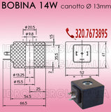 BOBINA ATEX, ODE GDV14024C3, 24VDC, 24VCC, 24V, 24VOLT,