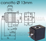 BOBINA ATEX, ODE BDV08012C3, 12VDC, 12VCC, 12v, 12VOLT, 12 V, 12 volt,