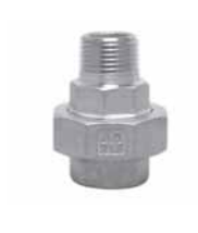 bocchettone mf acciaioinox 316 raccordo a tre pezzi acciaio inox 316