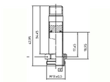 tubo guida 10mm per gruppo elettrovalvola ode 2 vie, adattabile necta 0V1953 lavazza 10065430 rheavendors 0110010123