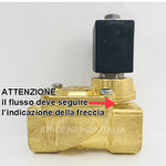Elettrovalvola acqua 3/8 normalmente aperta, ode 21WA3Z0B130, 12v, 24v, 48v, 110v, 220v,