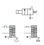 elettrovalvola ACL D121LV20///60114 n.c. M5 24v dc viton