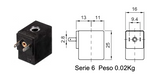 elettrovalvola ACL D121LV20///60114 n.c. M5 24v dc viton