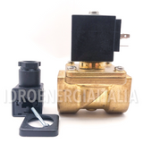 Elettrovalvola 3/4 12vdc, normalmente chiusa, Elettrovalvola gasolio, Elettrovalvola benzina, carburante, Elettrovalvola gruppo elettrogeno,