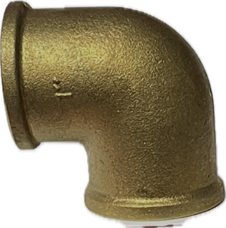 gomito in ottone giallo ff 1 pollice - occasione