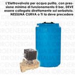 Elettrovalvola 220v pressione 0-14 bar 1/2 n.c. viton ode 21ht4k0v160