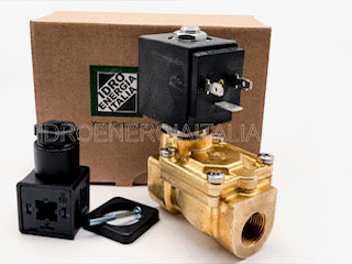 elettrovalvola riscaldamento 220v 1/2 acqua calda 90gradi max normalmente aperta,