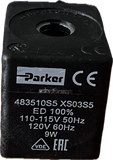 Bobina elettrovalvola Parker, 483510S5 XS03S5, 9W 110v 115v 120v,