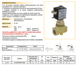Elettrovalvola compressore aria 1/4 n.o./n.a. ode 21A2Y0F55-PWB LBA05230AS 230v