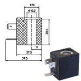 solenoide bobina magnete elettromagnete 230v 240v ode LBA05230AS RLBA05230AS 