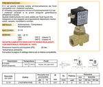 Elettrovalvola ode n.o. 1/4 21A2W0F55-PWB LBV05230AY sfogo aria compressori